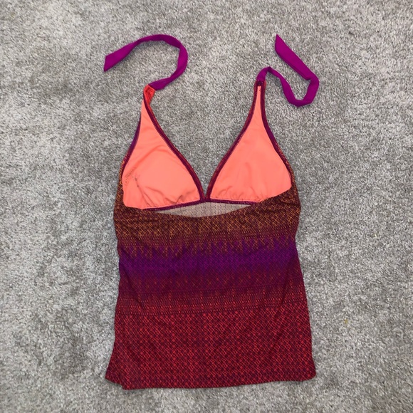 Athleta Red, Purple & Orange Swim CoverUp size M - Picture 6 of 9